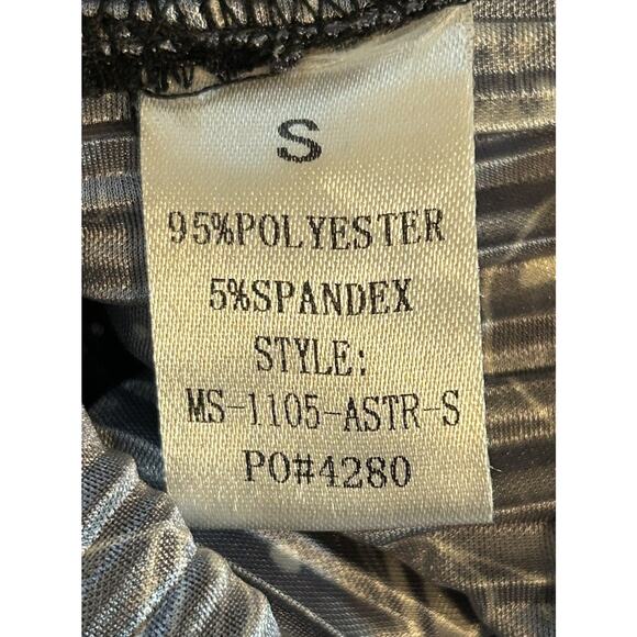 Dressed In Lala Women's Interstellar Astronauts Shirt & Pants Plissé Set-Size S - Picture 5 of 7